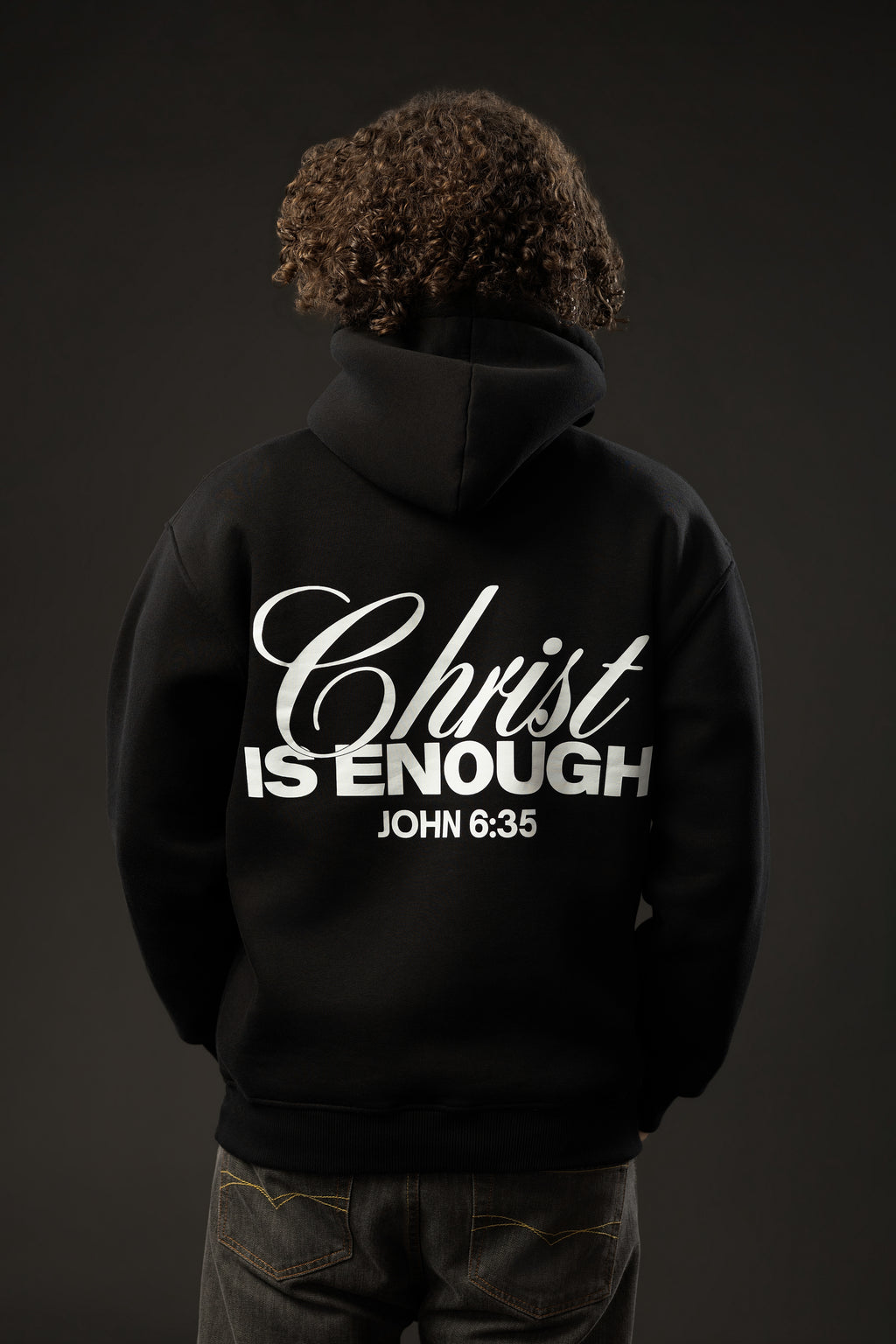 CHRIST IS ENOUGH Black Hoodie