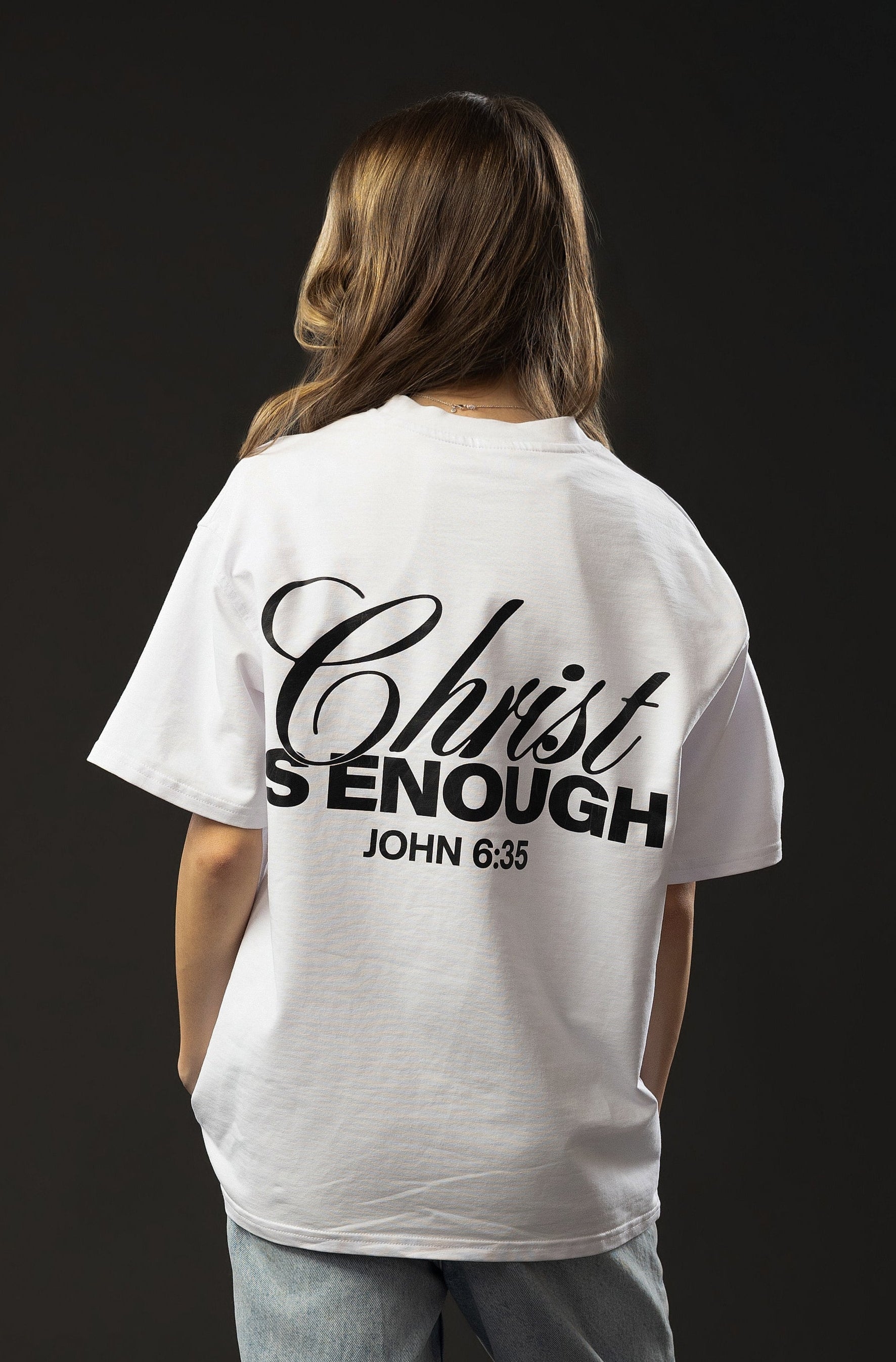 CHRIST IS ENOUGH White T-shirt