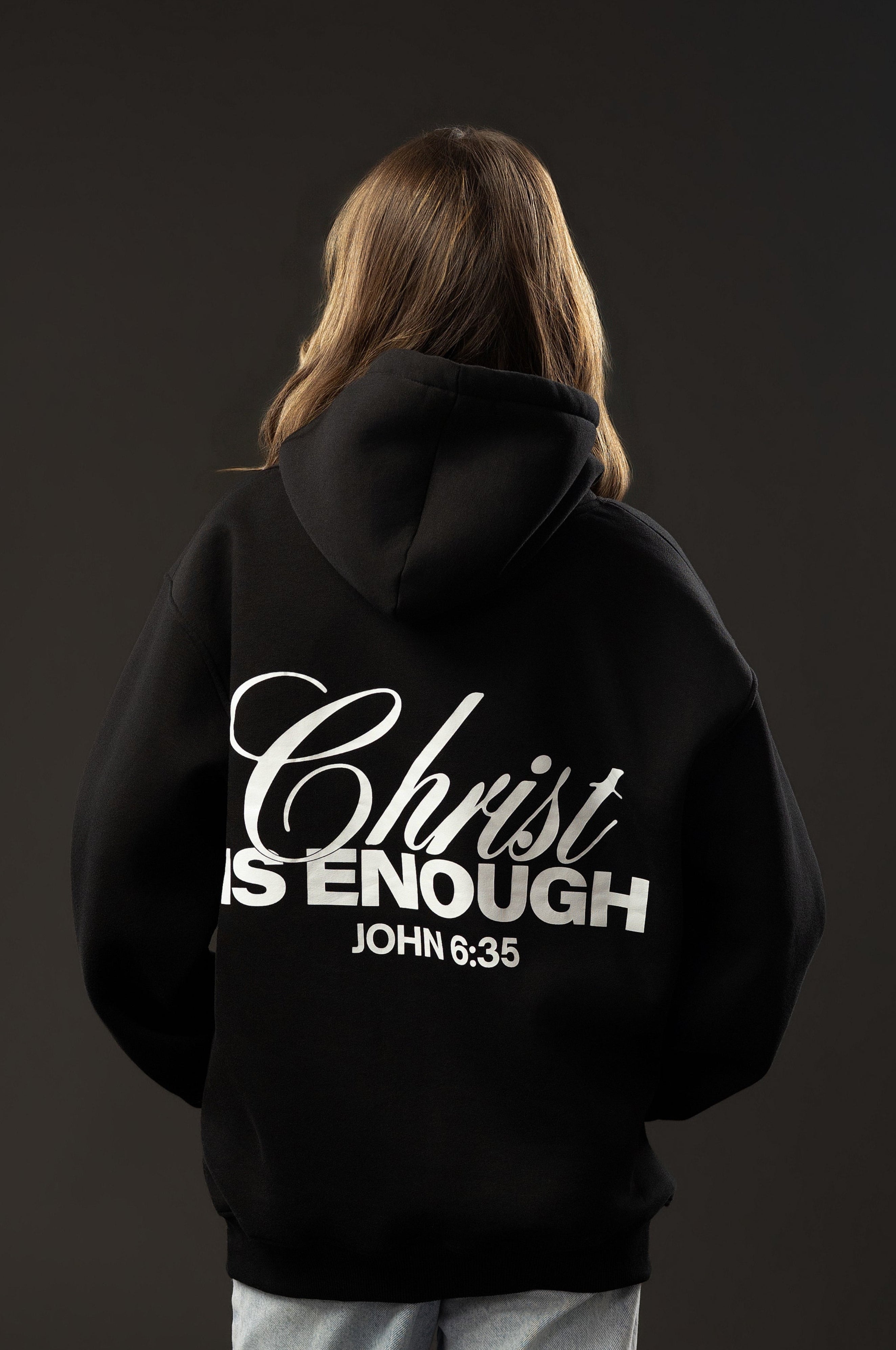CHRIST IS ENOUGH Black Hoodie