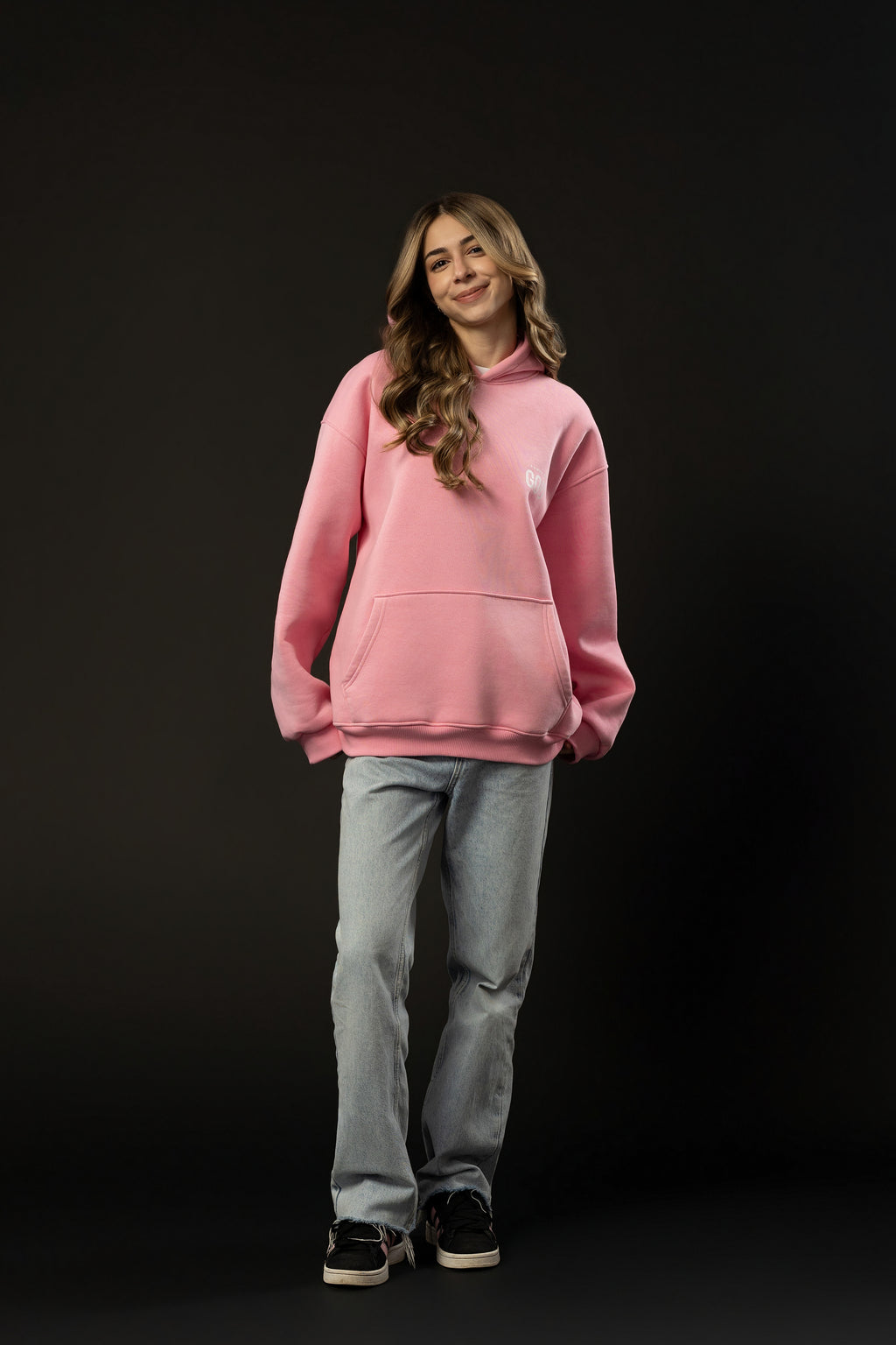 ONLY JESUS CAN Pink Hoodie