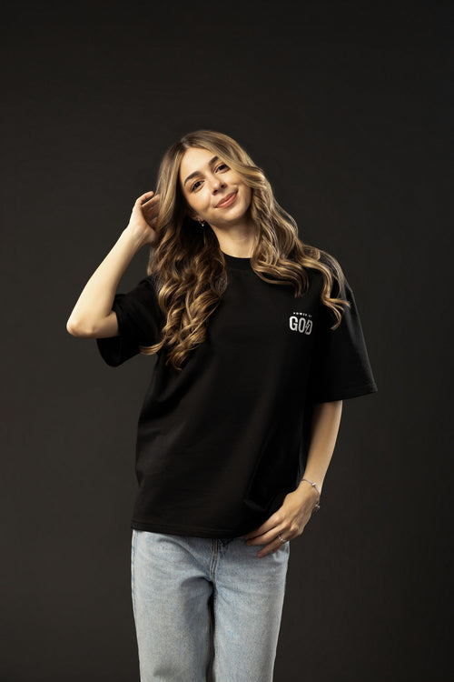 ALL WE NEED IS JESUS Black T-shirt