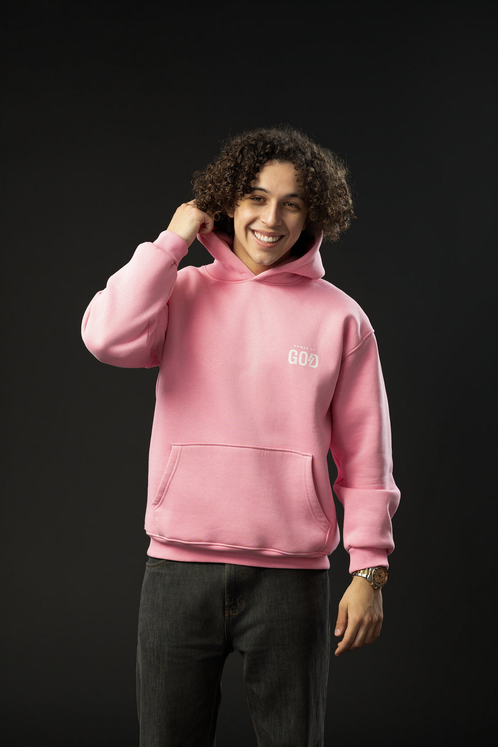 CHRIST IS ENOUGH Pink Hoodie