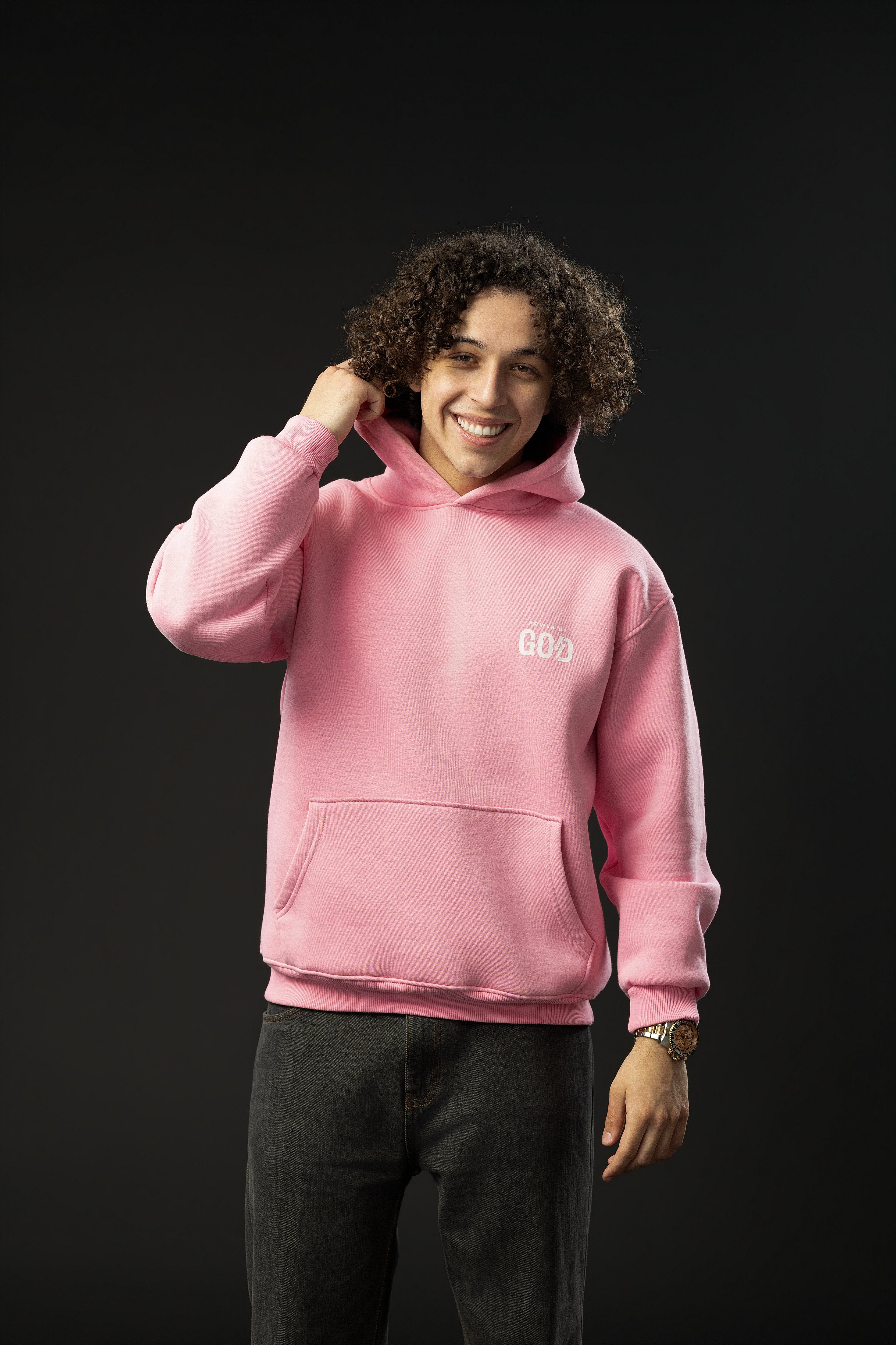 CHRIST IS ENOUGH Pink Hoodie
