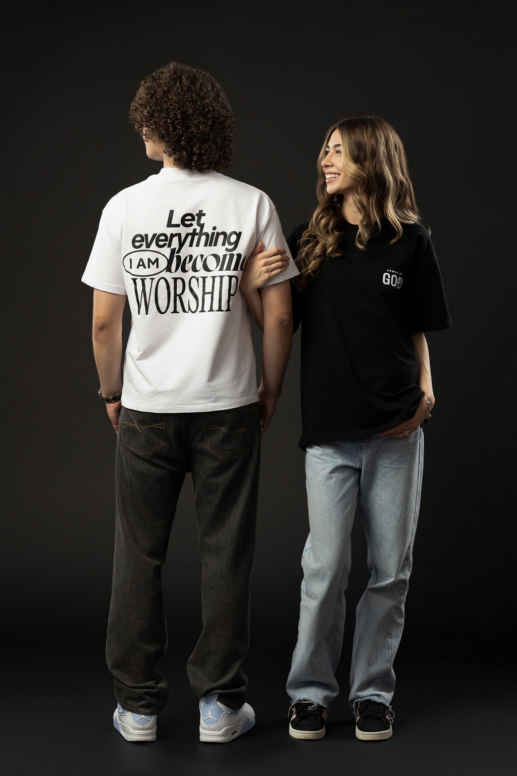 LET EVERYTHING I AM BECOME WORSHIP White T-shirt