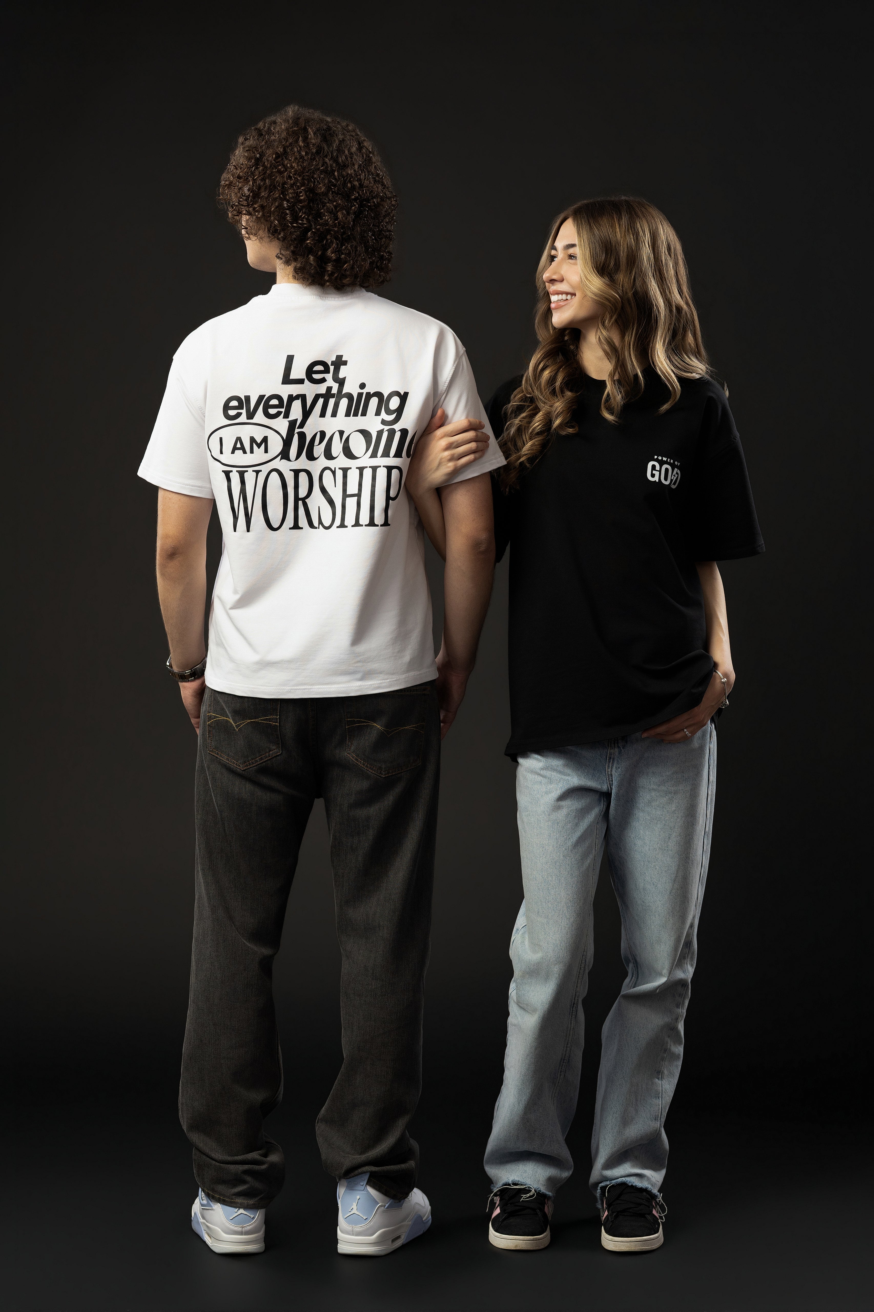 LET EVERYTHING I AM BECOME WORSHIP White T-shirt