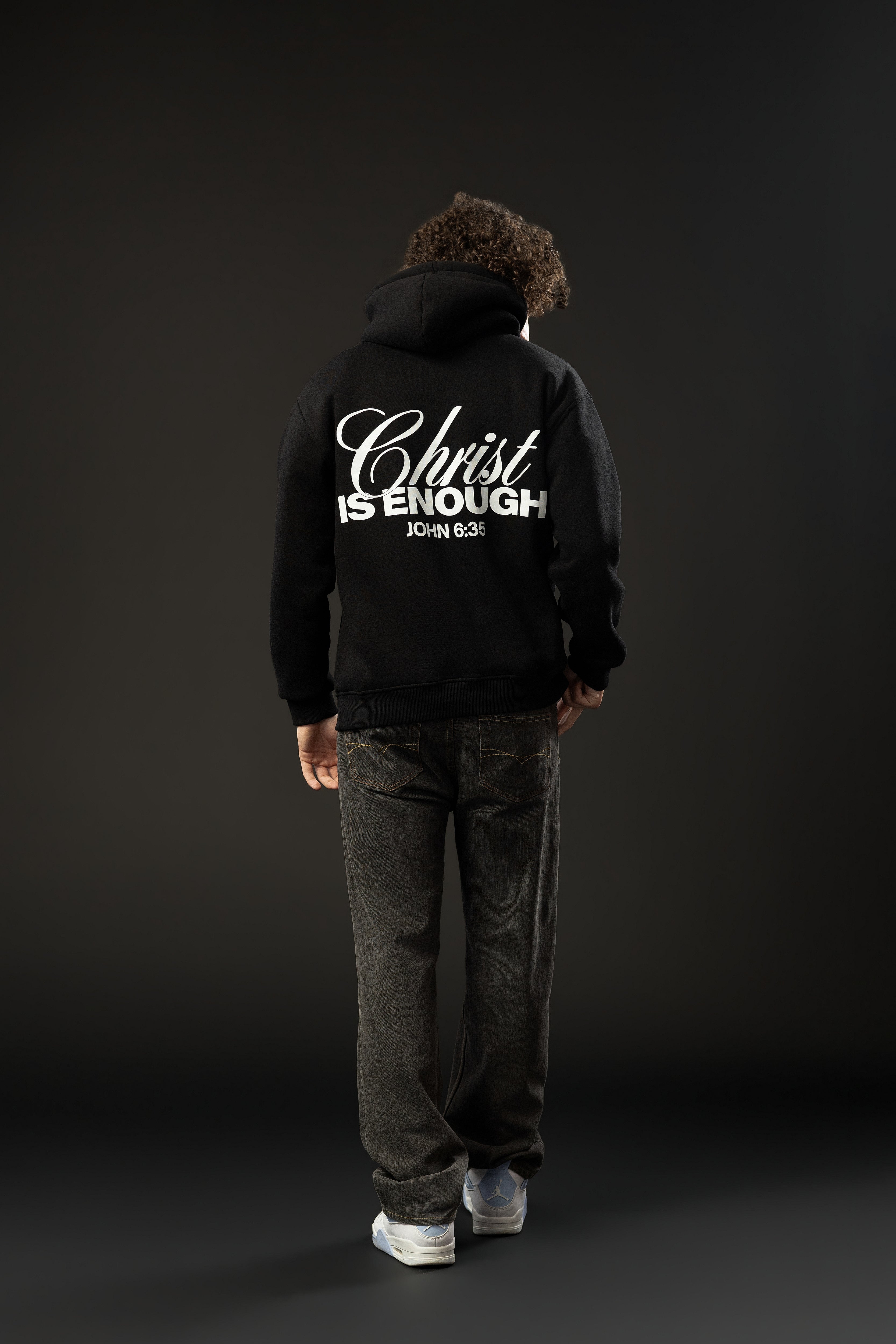CHRIST IS ENOUGH Black Hoodie