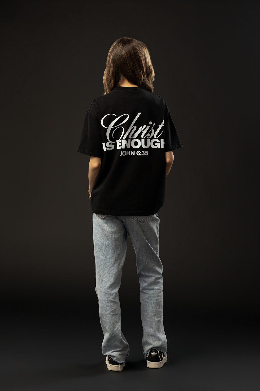 CHRIST IS ENOUGH Black T-shirt