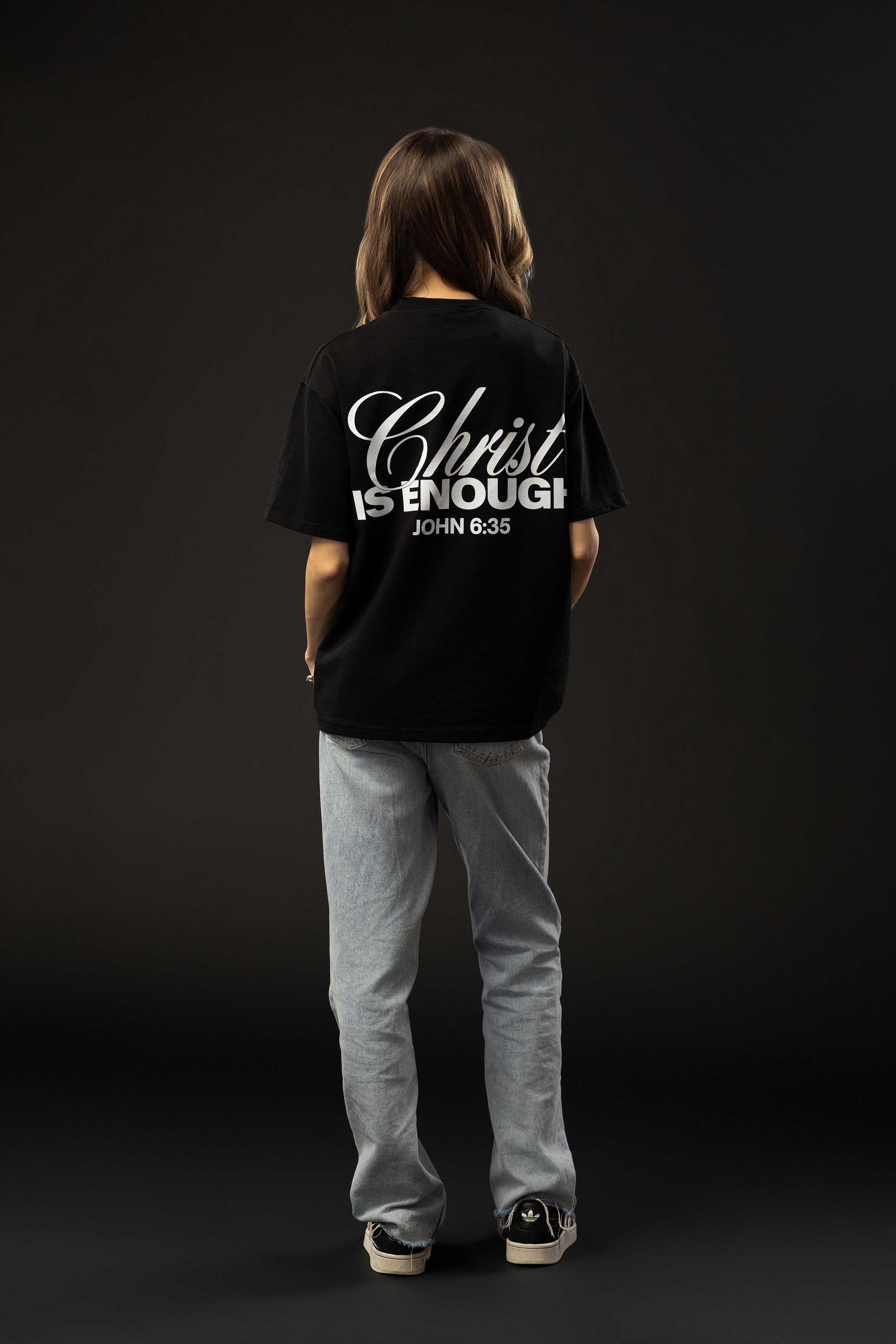 CHRIST IS ENOUGH Black T-shirt