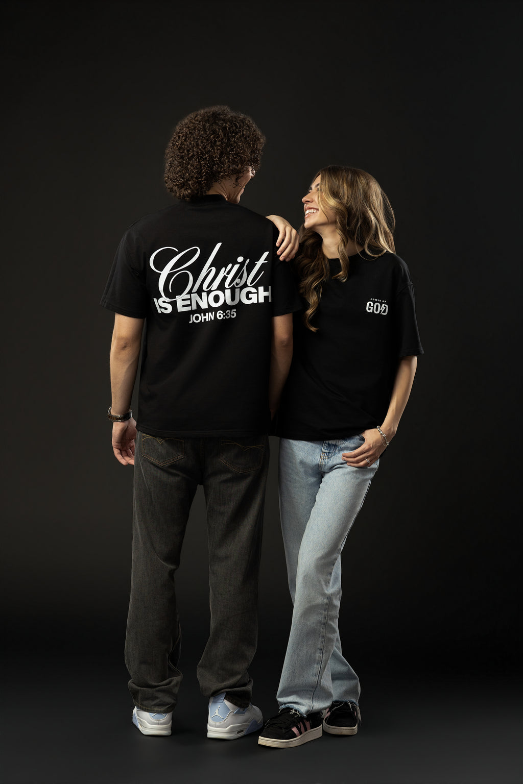 CHRIST IS ENOUGH Black T-shirt