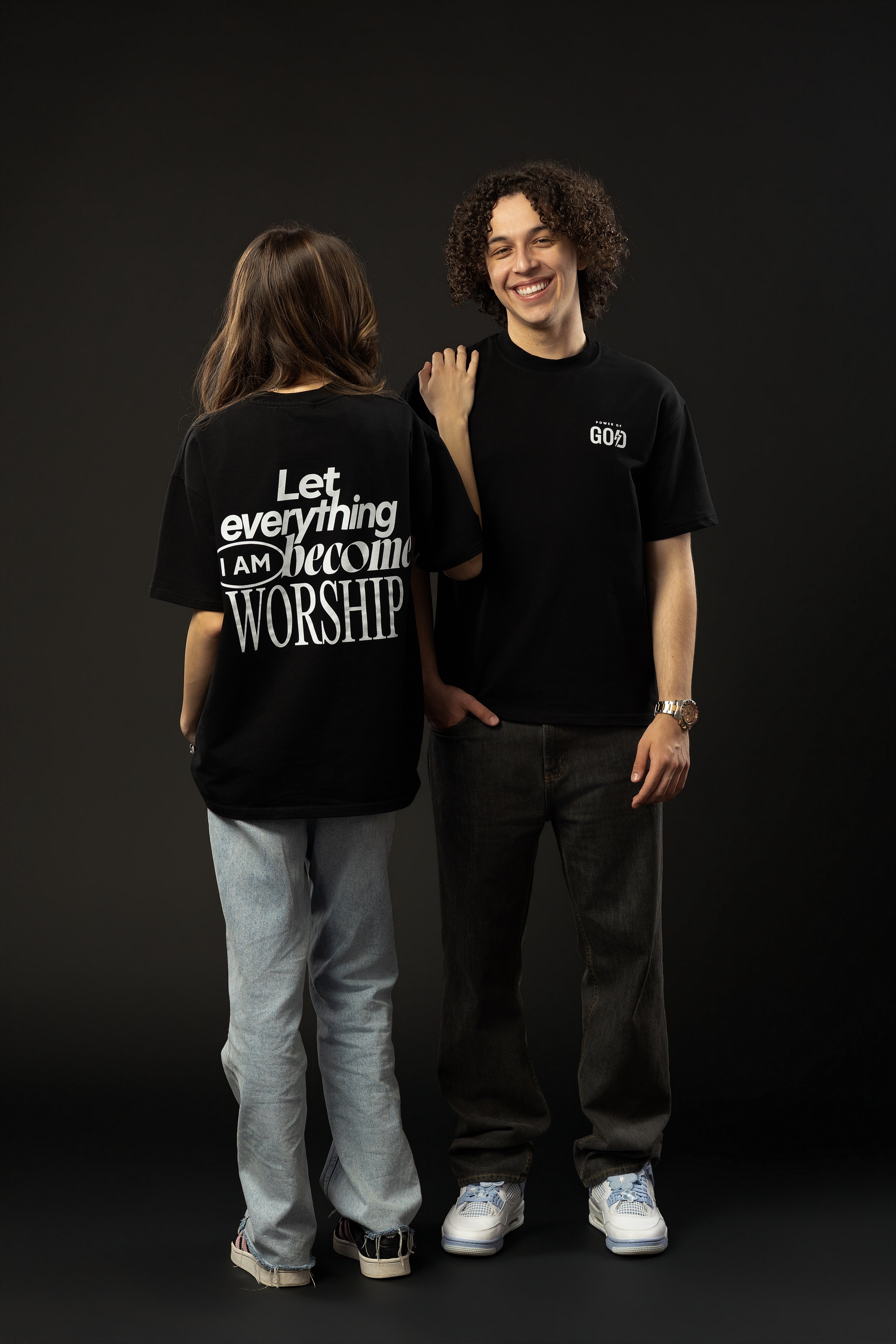 LET EVERYTHING I AM BECOME WORSHIP Black T-shirt