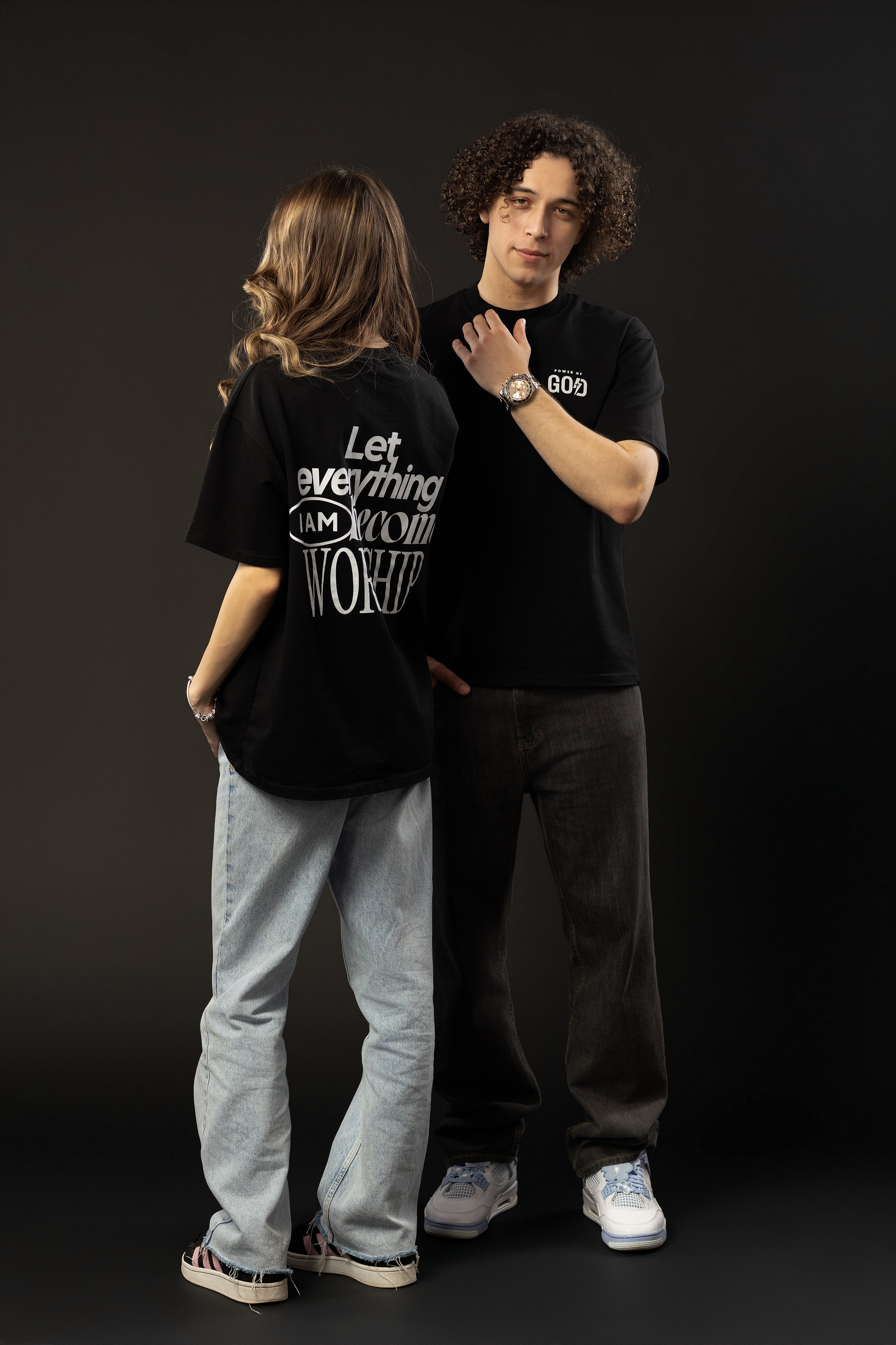 LET EVERYTHING I AM BECOME WORSHIP Black T-shirt
