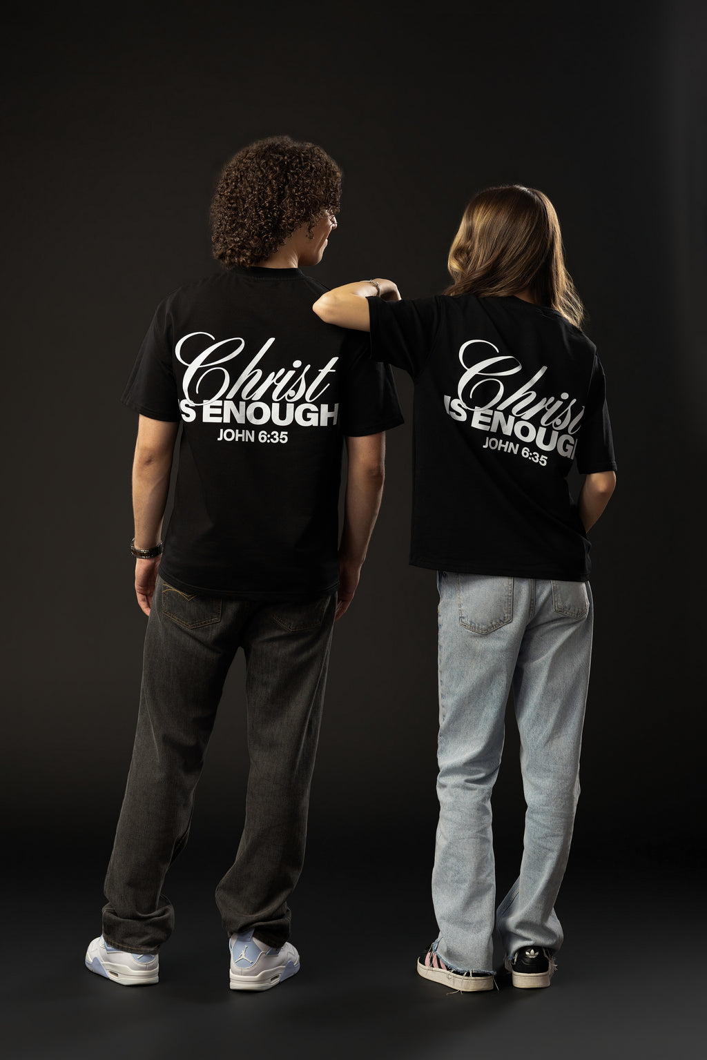 CHRIST IS ENOUGH Black T-shirt