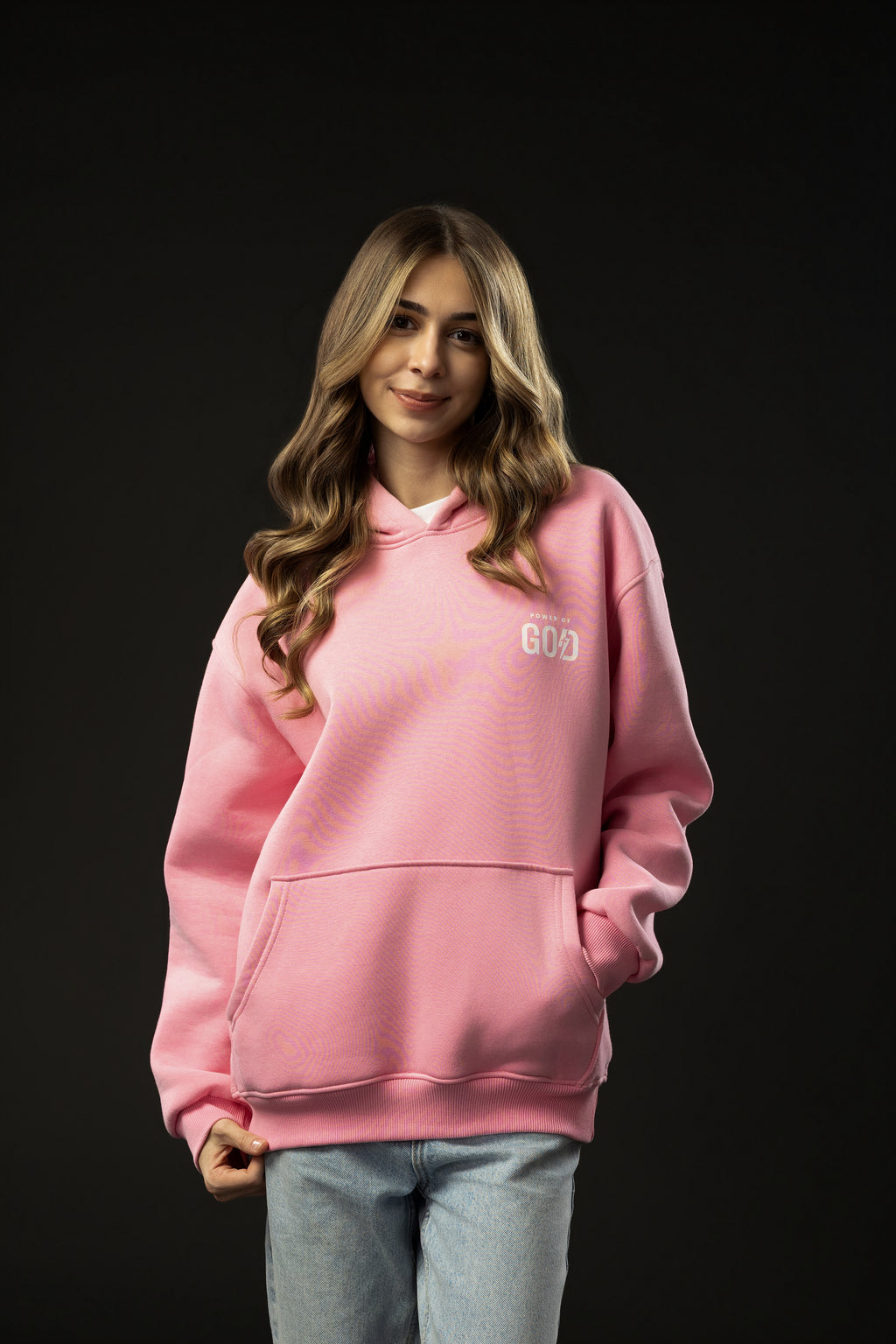 CHRIST IS ENOUGH Pink Hoodie