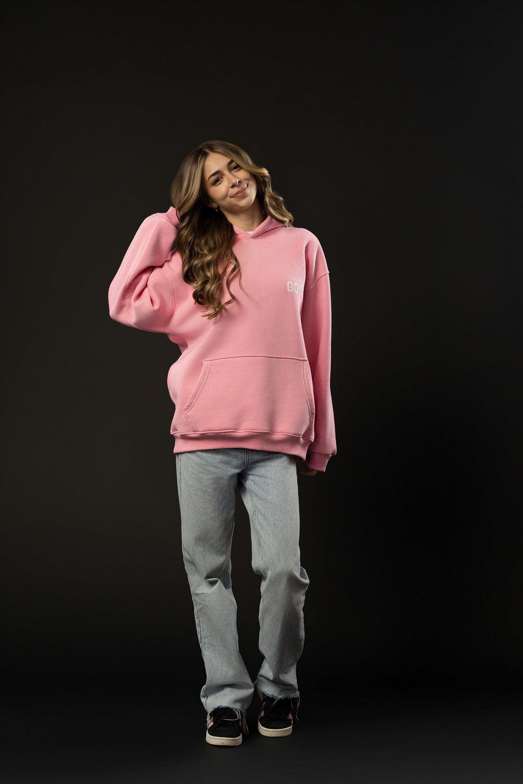 ONLY JESUS CAN Pink Hoodie